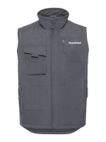 Herren-Workwear Weste Grau